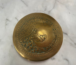 Vintage Lidded Indian Brass Container | Antique & Vintage | Moonee Ponds Antiques | Australia Wide Delivery