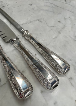 Vintage Boxed Rodd Silver Plate Carving Set | Antique & Vintage | Moonee Ponds Antiques | Australia Wide Delivery