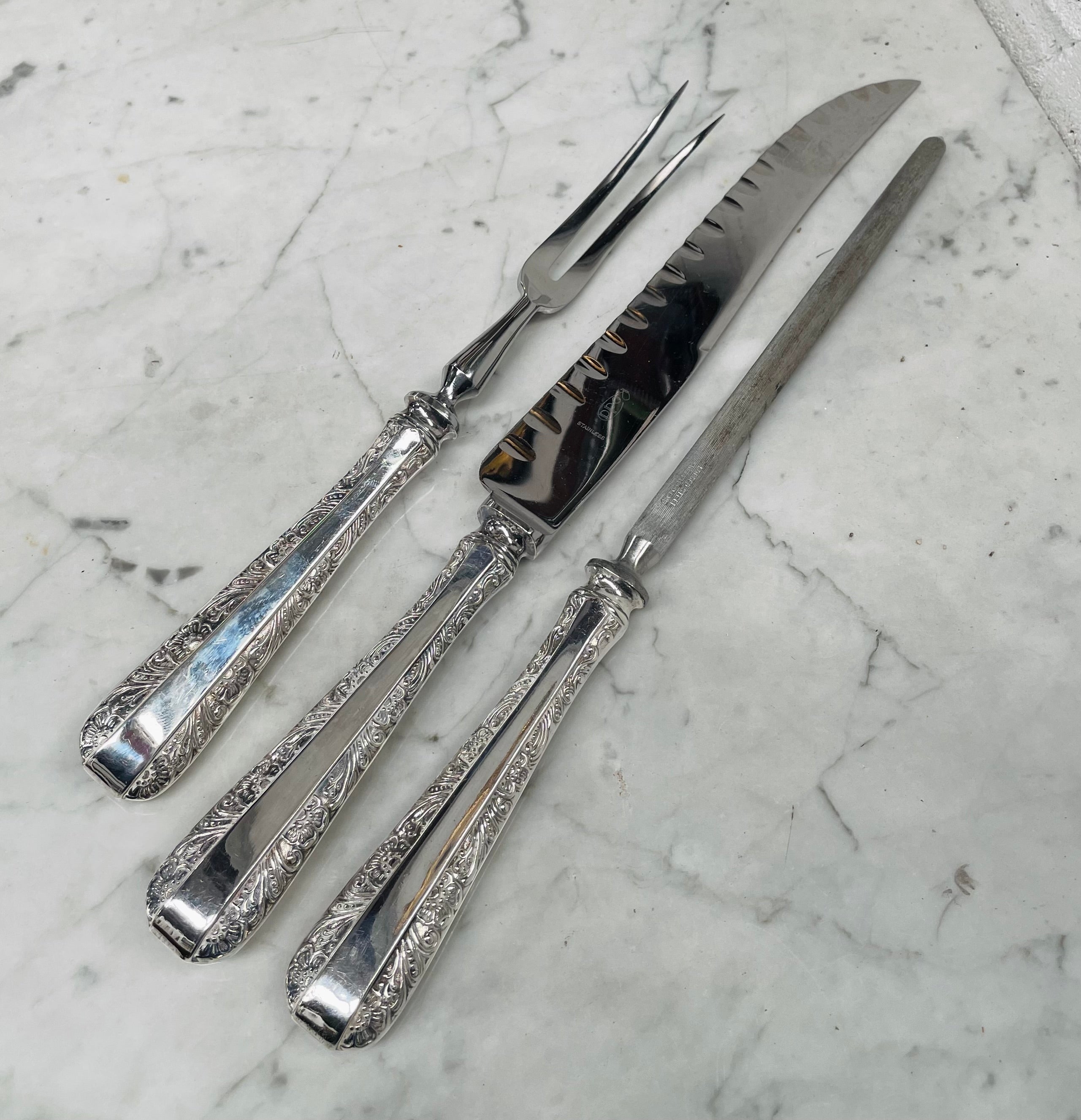 Vintage Boxed Rodd Silver Plate Carving Set | Antique & Vintage | Moonee Ponds Antiques | Australia Wide Delivery