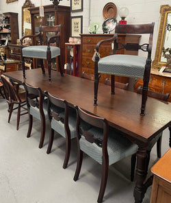 Set Of Eight Mahogany Georgian Dining Chairs | Antique & Vintage | Moonee Ponds Antiques | Australia Wide Delivery