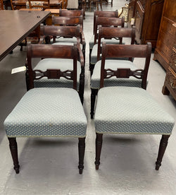 Set Of Eight Mahogany Georgian Dining Chairs | Antique & Vintage | Moonee Ponds Antiques | Australia Wide Delivery