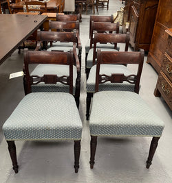 Set Of Eight Mahogany Georgian Dining Chairs | Antique & Vintage | Moonee Ponds Antiques | Australia Wide Delivery