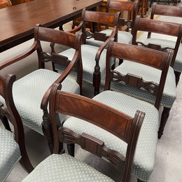 Set Of Eight Mahogany Georgian Dining Chairs