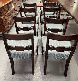 Set Of Eight Mahogany Georgian Dining Chairs | Antique & Vintage | Moonee Ponds Antiques | Australia Wide Delivery