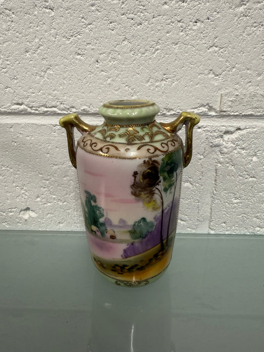 Antique Nippon Hand Painted Vase