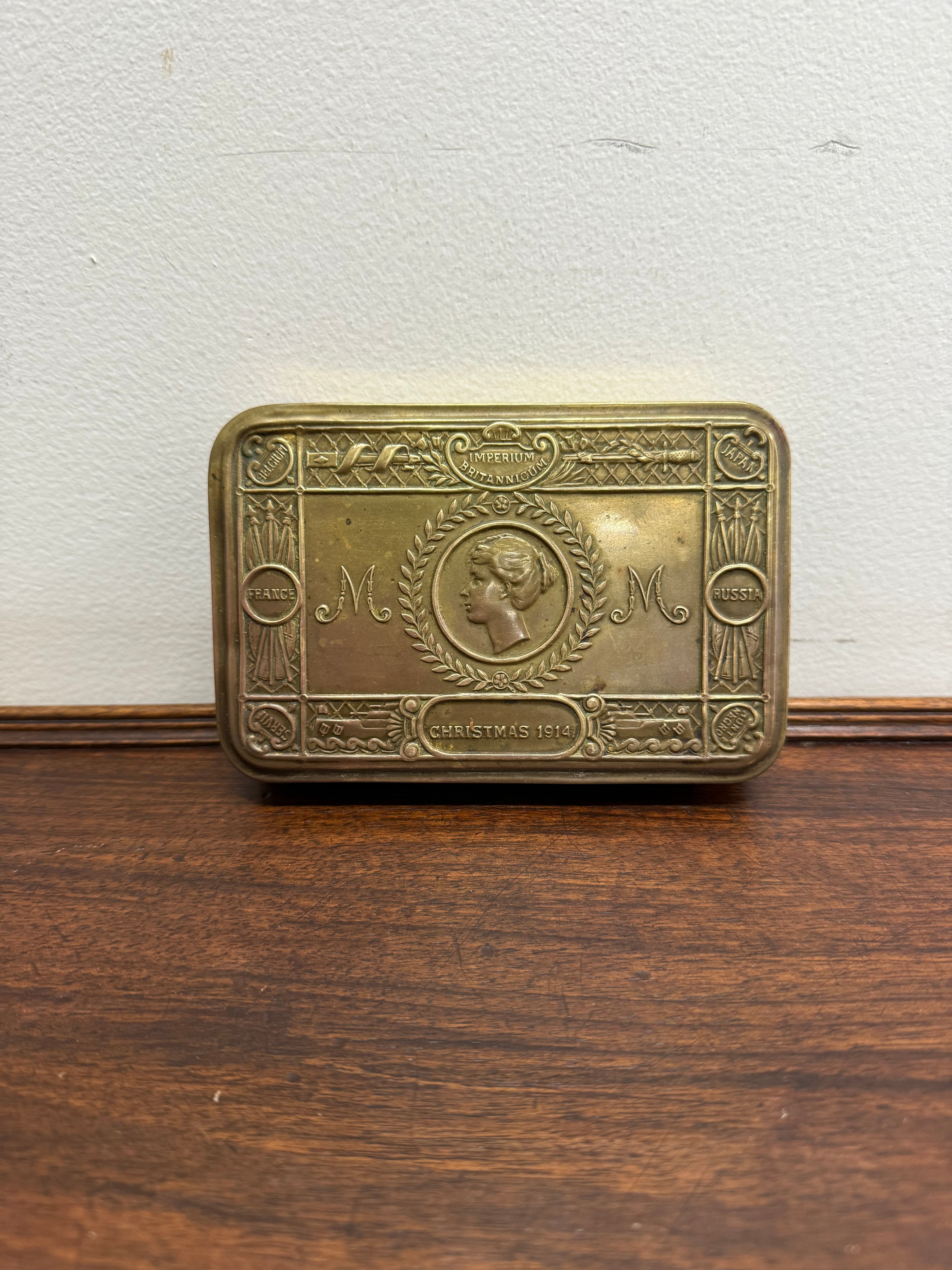 WW1 Princess Mary Christmas Gift Tin 1914 | Antique & Vintage | Moonee Ponds Antiques | Australia Wide Delivery