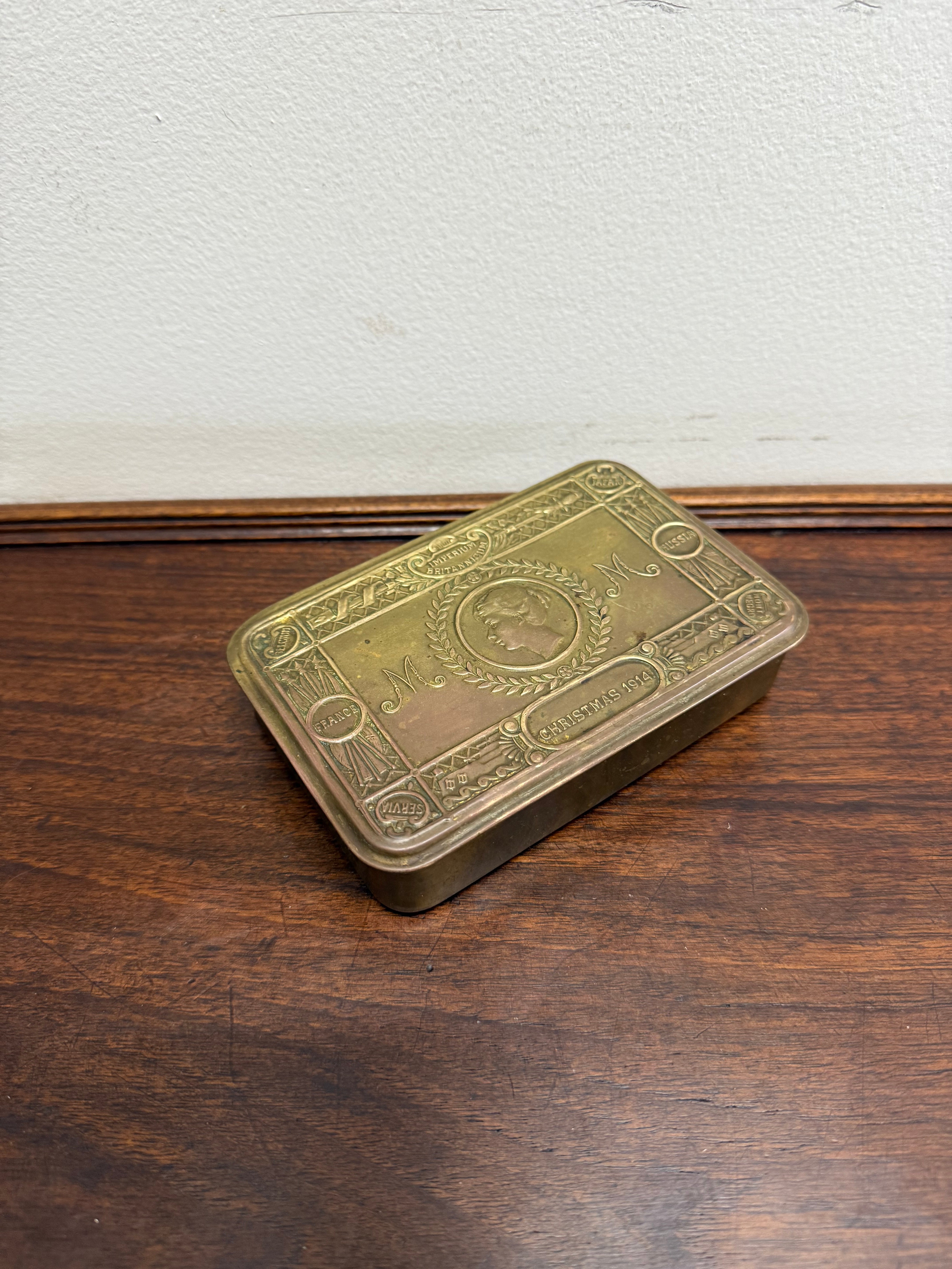 WW1 Princess Mary Christmas Gift Tin 1914 | Antique & Vintage | Moonee Ponds Antiques | Australia Wide Delivery