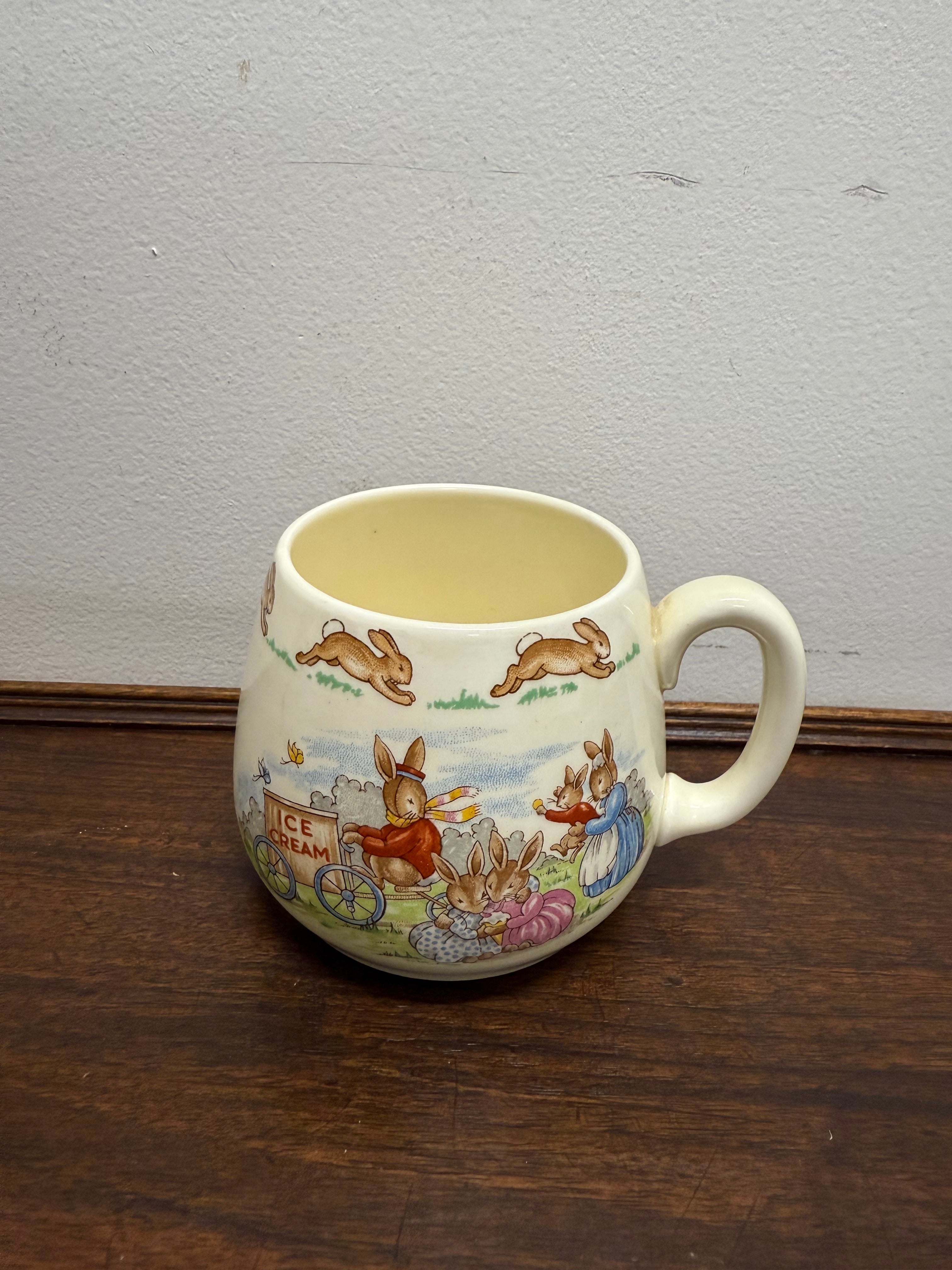 Royal Doulton Bunnykins "Ice Cream Seller" Mug