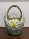 Vintage Huntley Hand Painted Basket Vase | Antique & Vintage | Moonee Ponds Antiques | Australia Wide Delivery