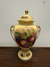 Aynsley Double Handled Lidded Orchard Gold Urn | Antique & Vintage | Moonee Ponds Antiques | Australia Wide Delivery