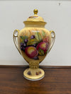 Aynsley Double Handled Lidded Orchard Gold Urn | Antique & Vintage | Moonee Ponds Antiques | Australia Wide Delivery