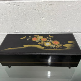 Vintage Japanese Lacquer Musical Jewellery Box