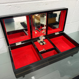 Vintage Japanese Lacquer Musical Jewellery Box