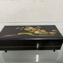 Vintage Japanese Lacquer Musical Jewellery Box