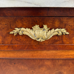 Stunning Belle Epoque French Marble Top Buffet/ Sideboard