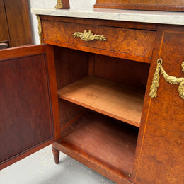 Stunning Belle Epoque French Marble Top Buffet/ Sideboard