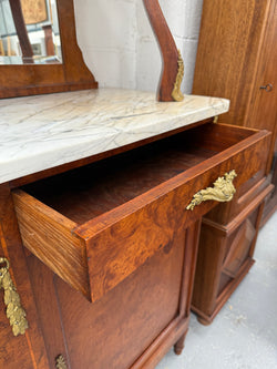 Stunning Belle Epoque French Marble Top Buffet/ Sideboard | Antique & Vintage | Moonee Ponds Antiques | Australia Wide Delivery