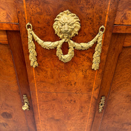 Stunning Belle Epoque French Marble Top Buffet/ Sideboard