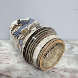 Vintage Elio Schiavon Hand Painted Vase