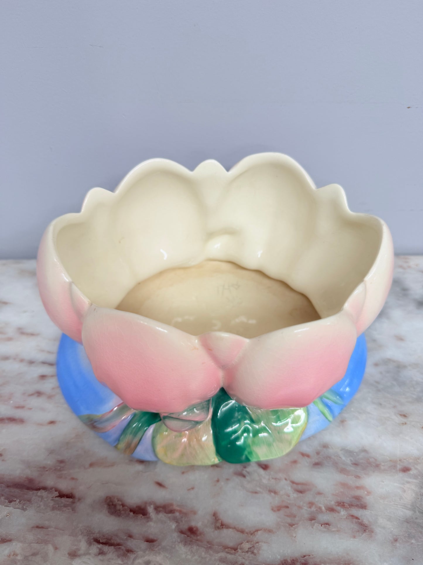 Vintage Clarice Cliff Water Lily Bowl
