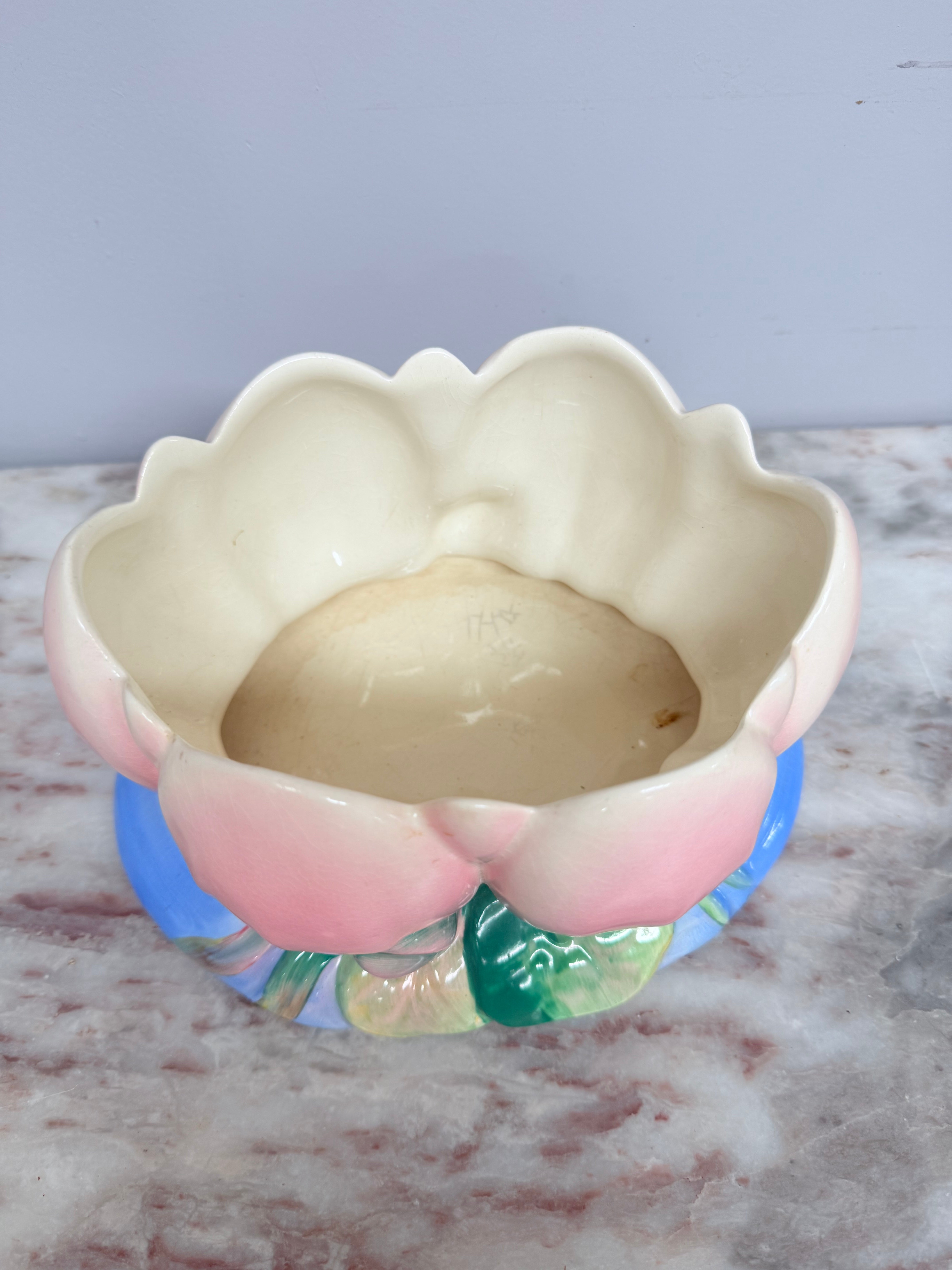 Vintage Clarice Cliff Water Lily Bowl