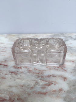 Vintage Glass Double Inkwell & Nib Holder | Antique & Vintage | Moonee Ponds Antiques | Australia Wide Delivery