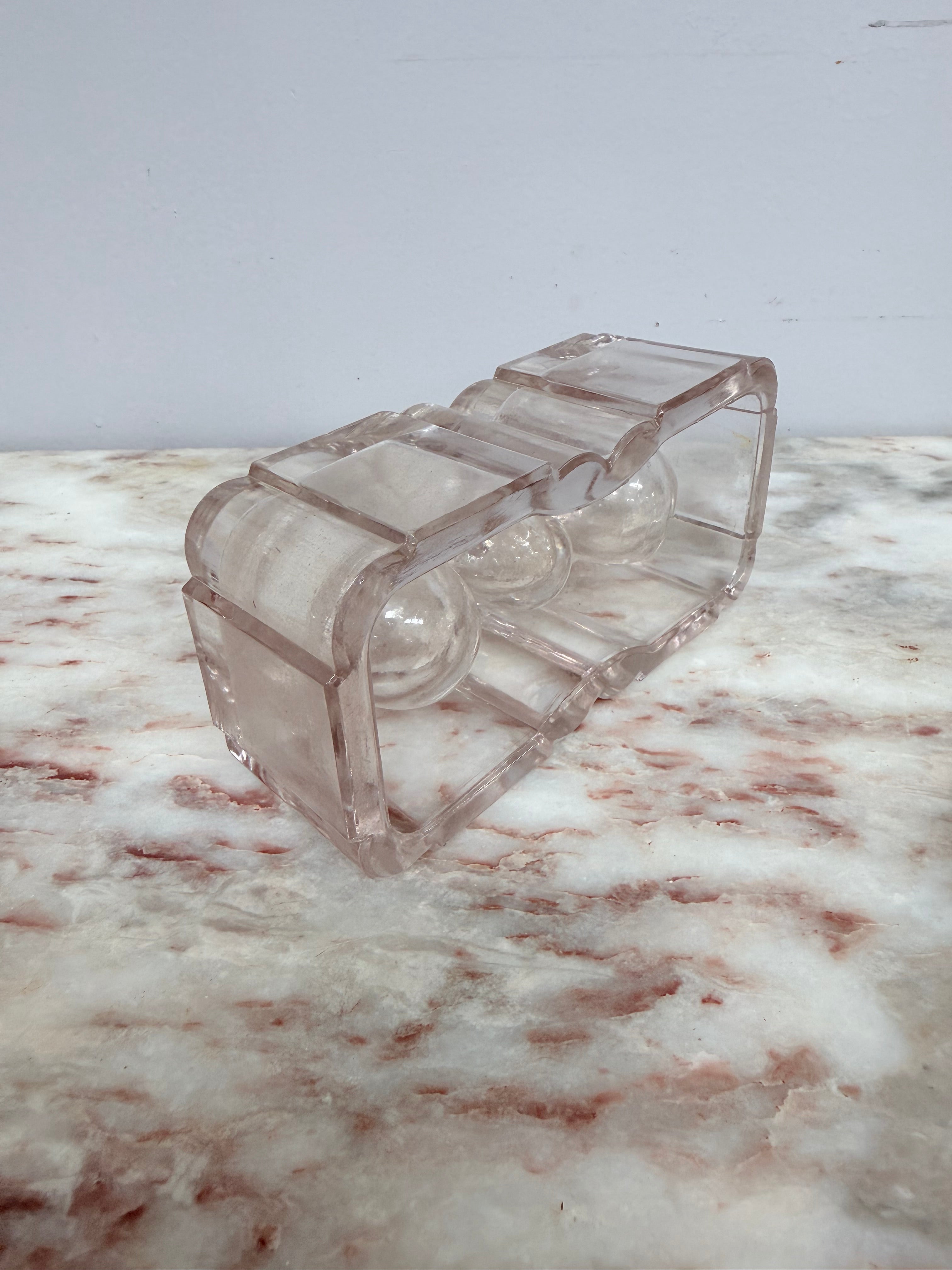 Vintage Glass Double Inkwell & Nib Holder | Antique & Vintage | Moonee Ponds Antiques | Australia Wide