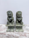 Pair of Carved Soapstone Chinese Foo Dogs | Antique & Vintage | Moonee Ponds Antiques | Australia Wide Delivery