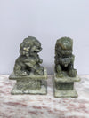 Pair of Carved Soapstone Chinese Foo Dogs | Antique & Vintage | Moonee Ponds Antiques | Australia Wide Delivery