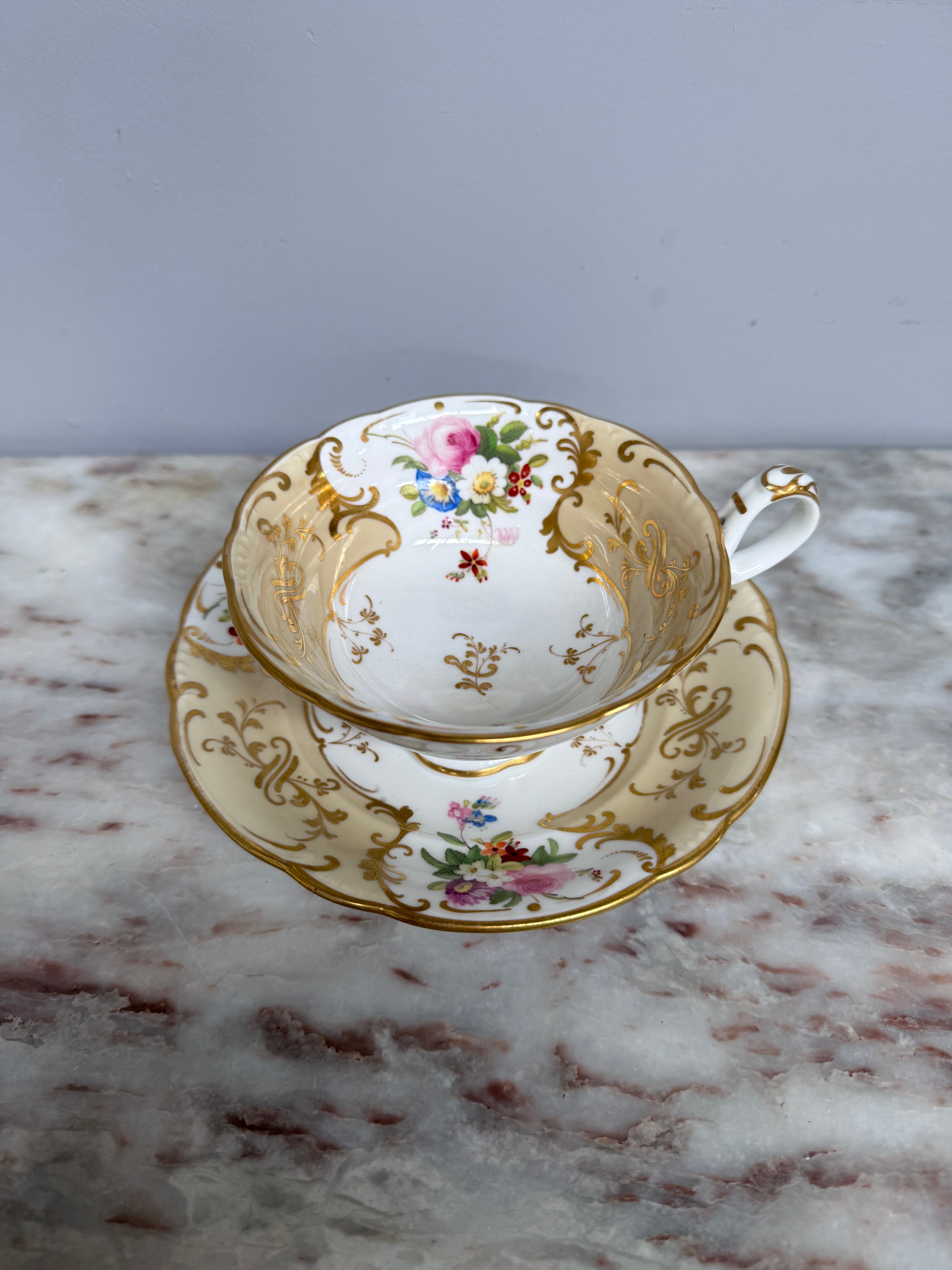 Antique John Ridgway 'Rivoli' Cup & Saucer | Antique & Vintage | Moonee Ponds Antiques | Australia Wide Delivery