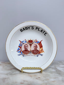 Empire Works Baby's Plate WWI | Antique & Vintage | Moonee Ponds Antiques | Australia Wide Delivery