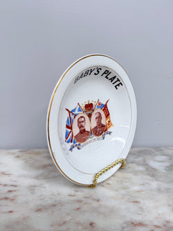 Empire Works Baby's Plate WWI | Antique & Vintage | Moonee Ponds Antiques | Australia Wide Delivery