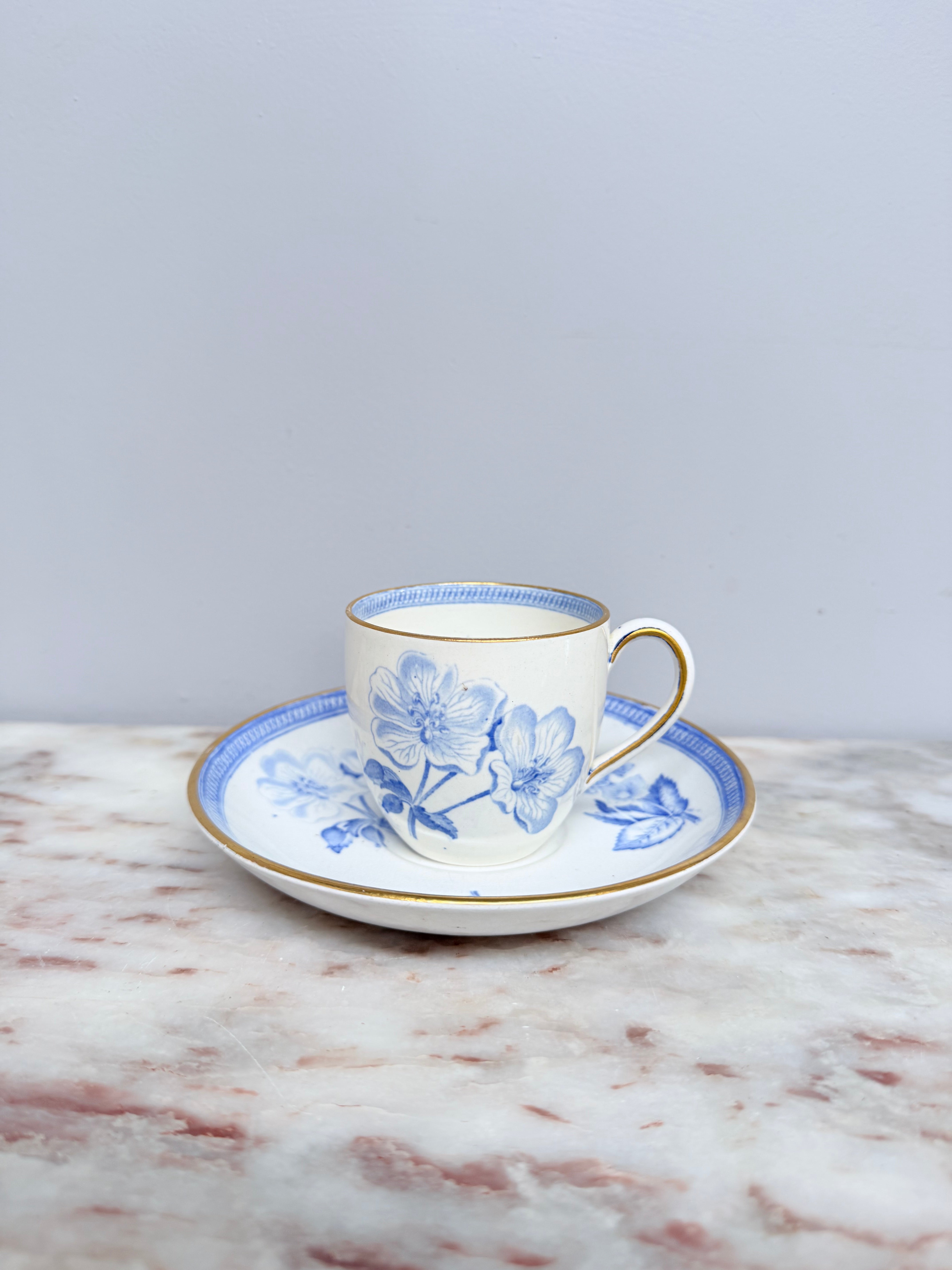 Wedgwood Botanical Cup & Saucer C1840