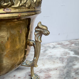 Art Nouveau Style Edwardian Brass Jardiniere