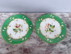Pair of Antique 'Rockingham' C1840 Plates | Antique & Vintage | Moonee Ponds Antiques | Australia Wide Delivery
