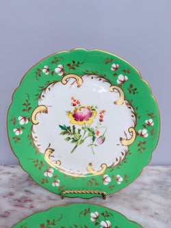 Pair of Antique 'Rockingham' C1840 Plates | Antique & Vintage | Moonee Ponds Antiques | Australia Wide Delivery