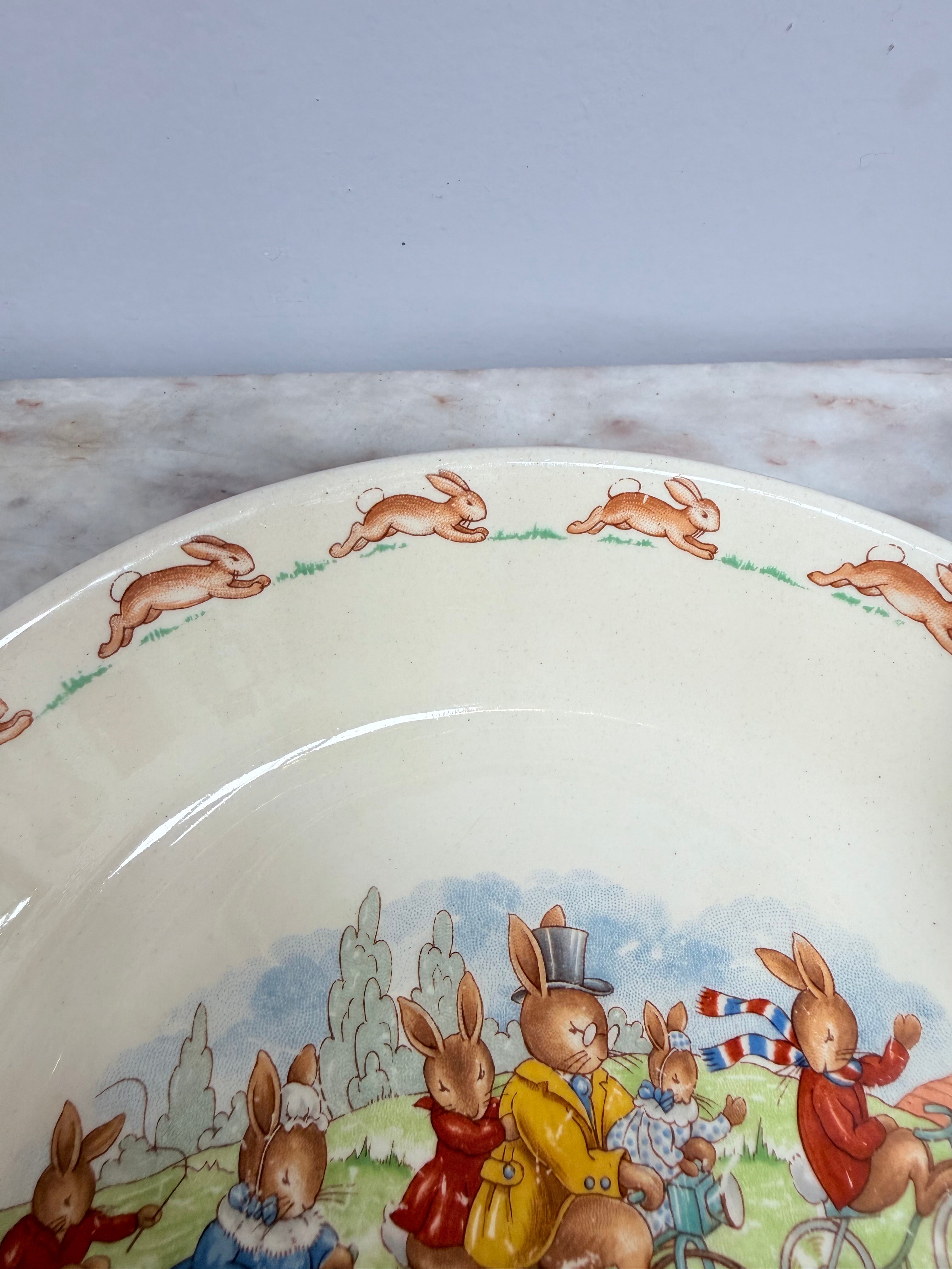 Bunnykins Royal Doulton Bowl | Antique & Vintage | Moonee Ponds Antiques | Australia Wide