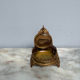Vintage French Palais Royale Pocket Watch Holder C:1900