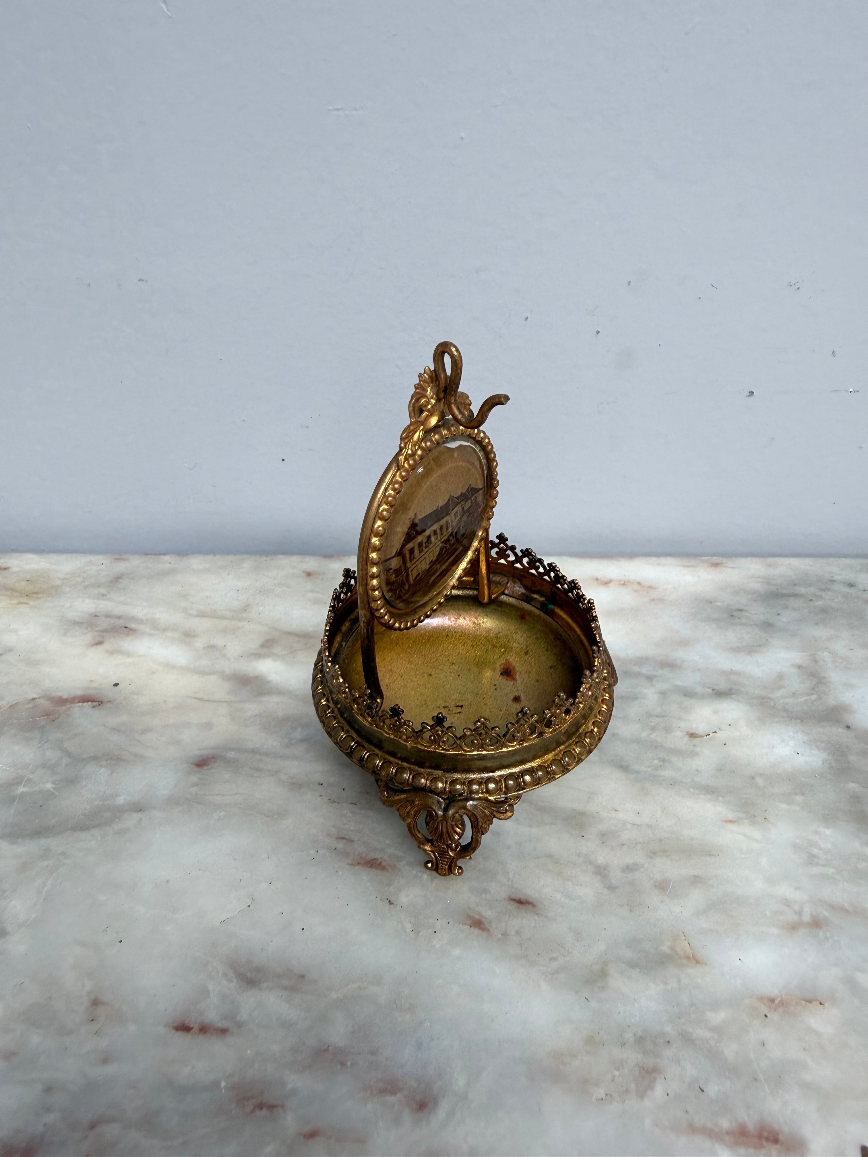 Vintage French Palais Royale Pocket Watch Holder C:1900 | Antique & Vintage | Moonee Ponds Antiques | Australia Wide Delivery