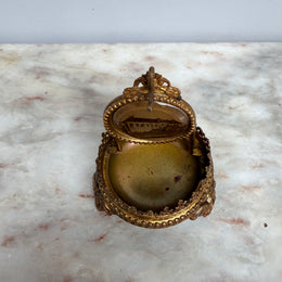 Vintage French Palais Royale Pocket Watch Holder C:1900