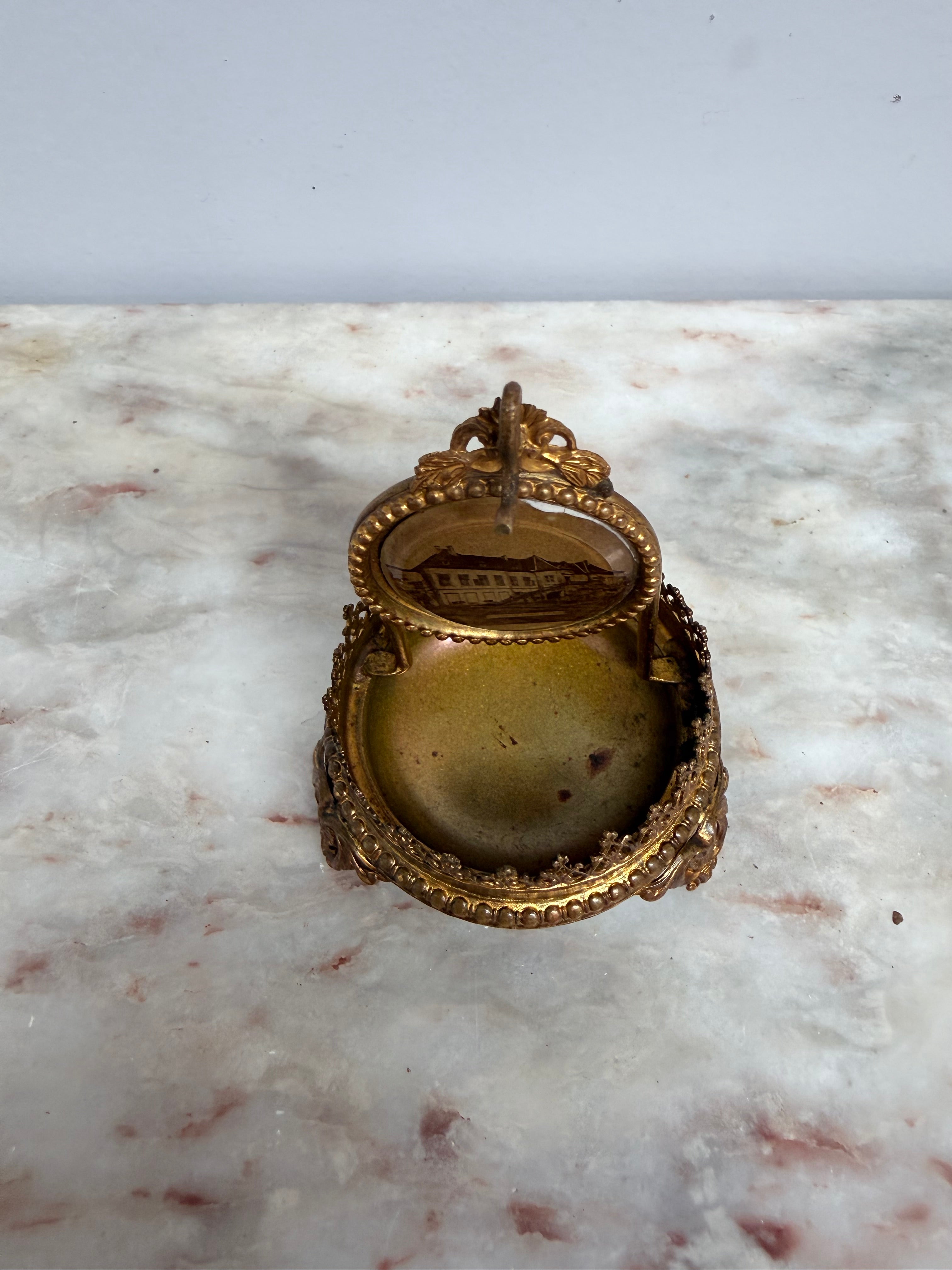Vintage French Palais Royale Pocket Watch Holder C:1900 | Antique & Vintage | Moonee Ponds Antiques | Australia Wide Delivery