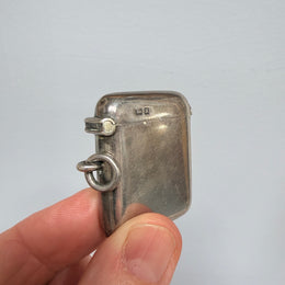 Rare Chester Silver Vesta Fob Case C:1901