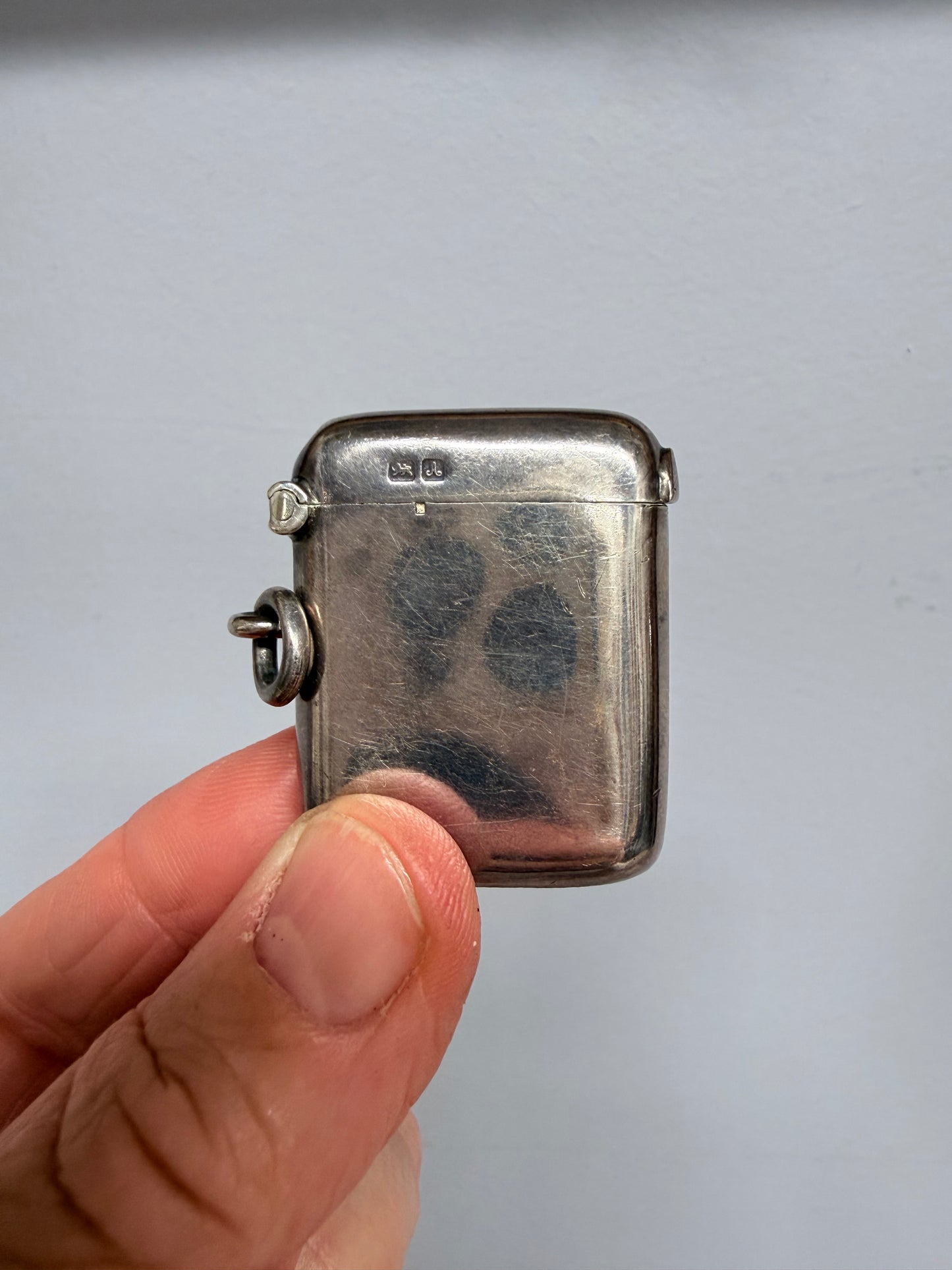 Rare Chester Silver Vesta Fob Case C:1901