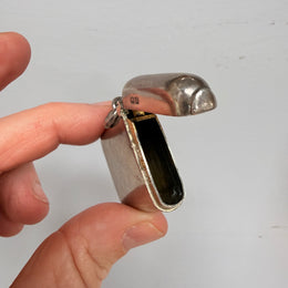 Rare Chester Silver Vesta Fob Case C:1901