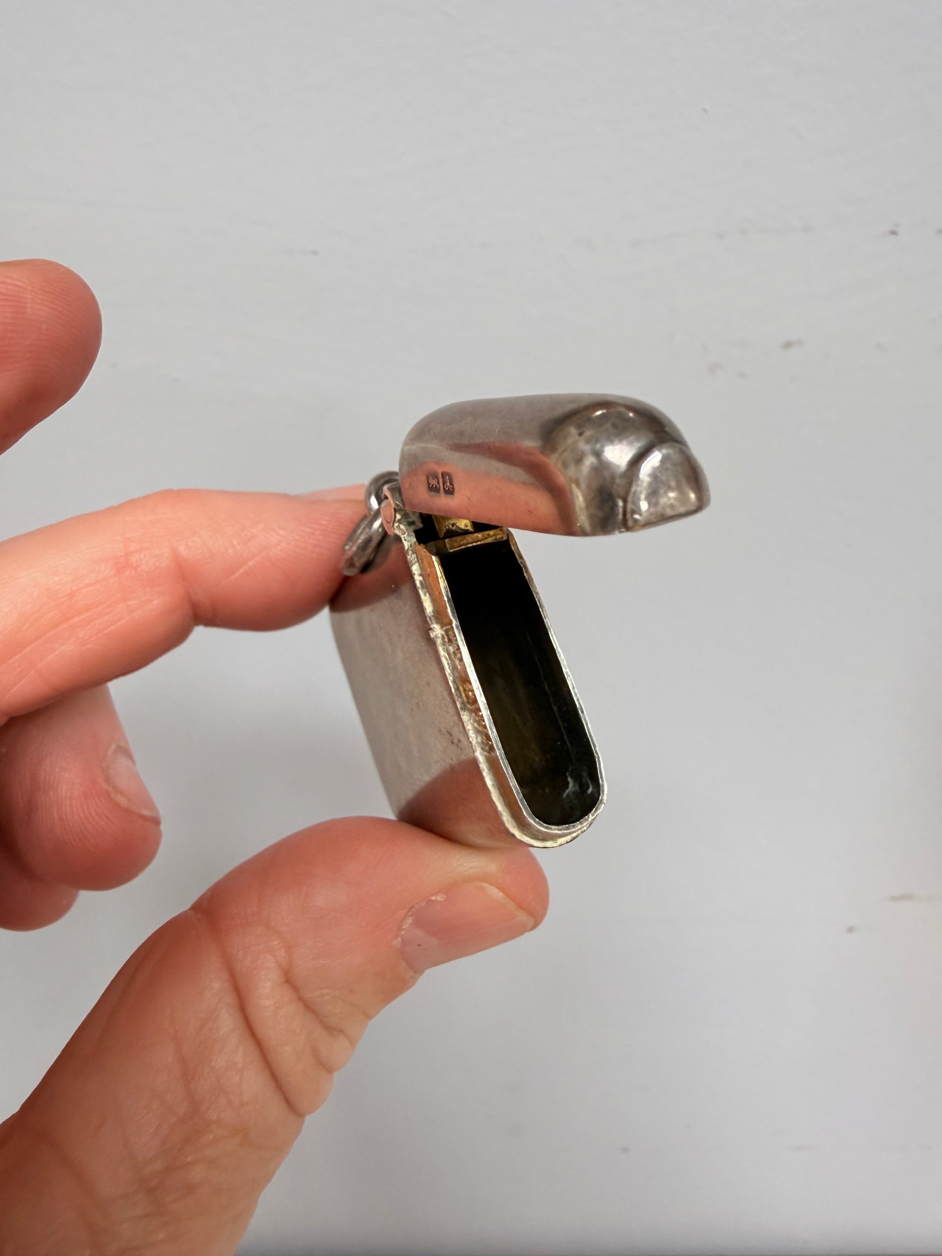 Rare Chester Silver Vesta Fob Case C:1901 | Antique & Vintage | Moonee Ponds Antiques | Australia Wide Delivery