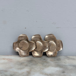 Silver Tone Modernist Brooch Circ: 1960's