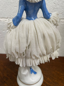 Dresden Lace Figurine | Antique & Vintage | Moonee Ponds Antiques | Australia Wide Delivery