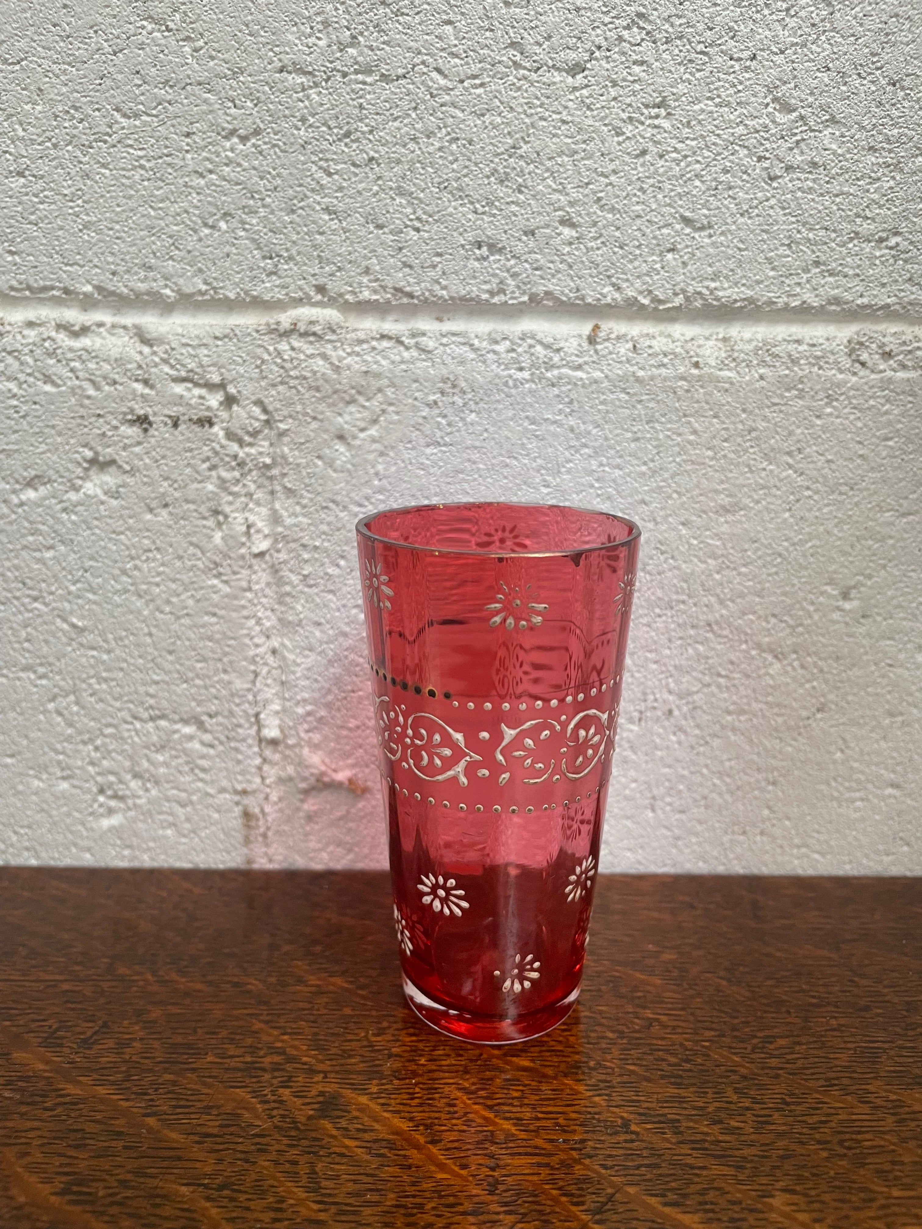 Antique Ruby Glass Cup | Antique & Vintage | Moonee Ponds Antiques | Australia Wide Delivery