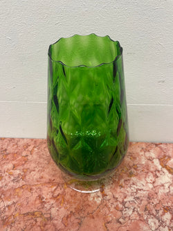 Large Vintage Green Empoli Glass Vase | Antique & Vintage | Moonee Ponds Antiques | Australia Wide Delivery