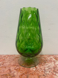 Large Vintage Green Empoli Glass Vase | Antique & Vintage | Moonee Ponds Antiques | Australia Wide Delivery